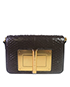 Natalia, &pound;995, Handbags, Brown, Python, Front view